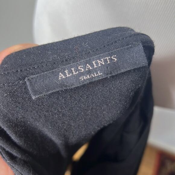 All Saints Black Yato Tee - Picture 7 of 7